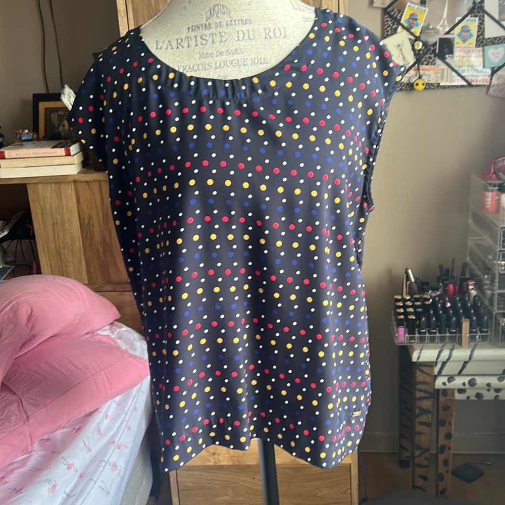 Tommy Hilfiger Polka Dot Blouse - L